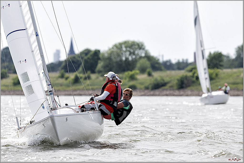 100 Jahre Rheinwoche 2022 - 2. Wettfahrt  Hitdorf - Duesseldorf, 03.06.2022,